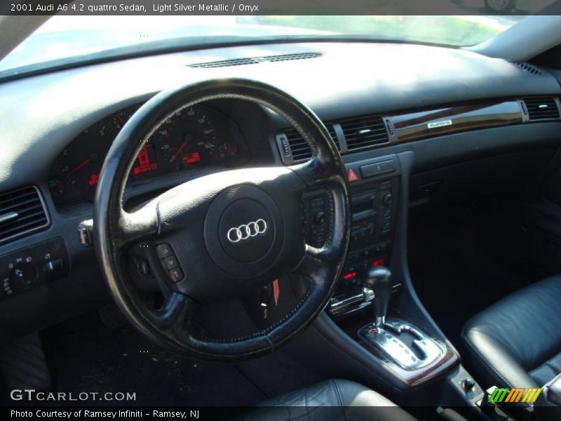 Light Silver Metallic / Onyx 2001 Audi A6 4.2 quattro Sedan