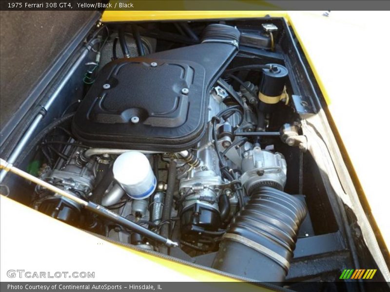 Yellow/Black / Black 1975 Ferrari 308 GT4