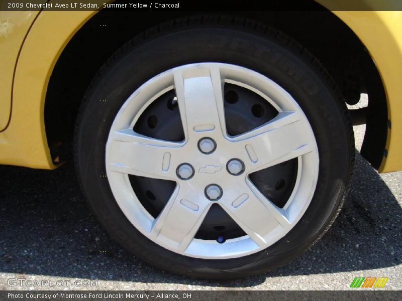 Summer Yellow / Charcoal 2009 Chevrolet Aveo LT Sedan