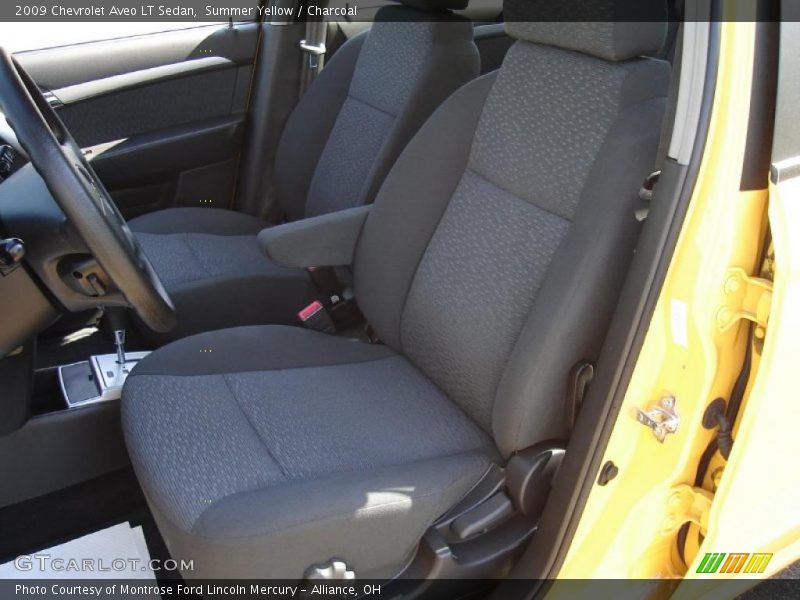 Summer Yellow / Charcoal 2009 Chevrolet Aveo LT Sedan