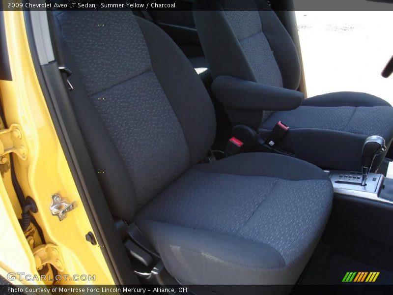 Summer Yellow / Charcoal 2009 Chevrolet Aveo LT Sedan