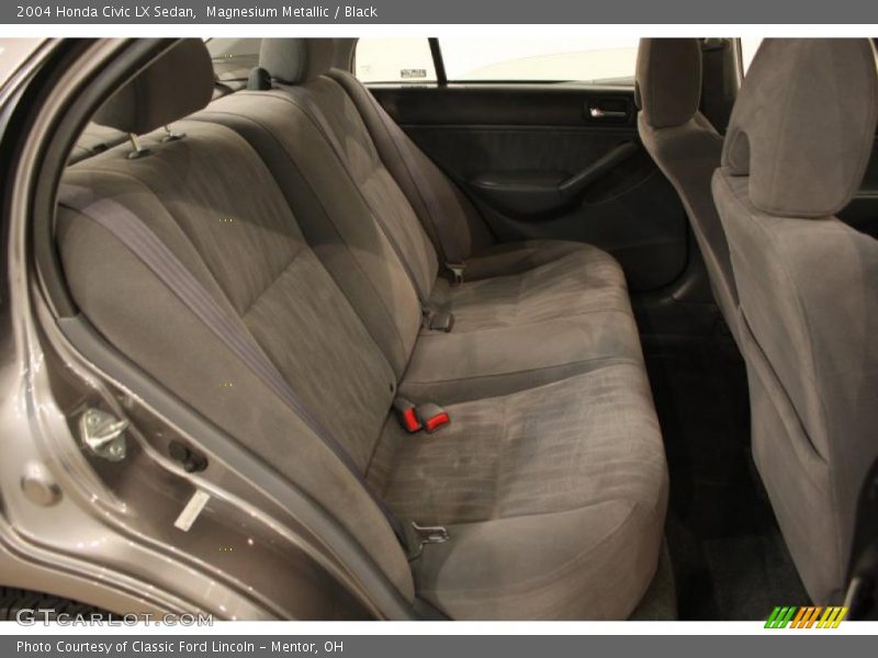 Magnesium Metallic / Black 2004 Honda Civic LX Sedan