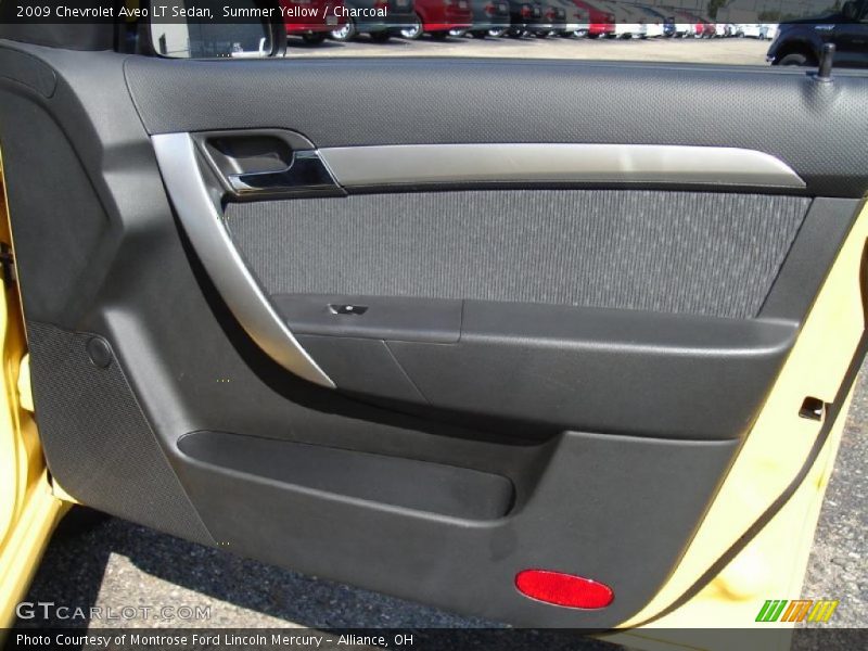 Summer Yellow / Charcoal 2009 Chevrolet Aveo LT Sedan