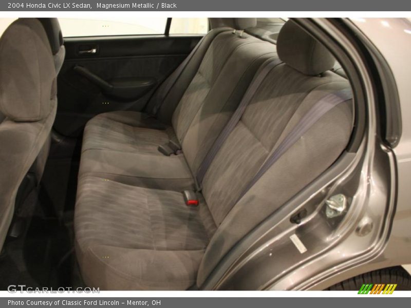 Magnesium Metallic / Black 2004 Honda Civic LX Sedan