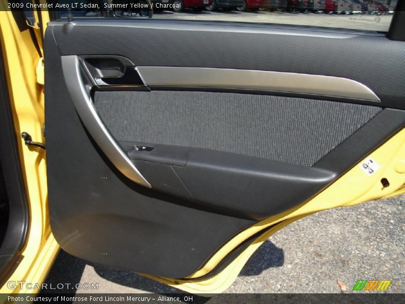Summer Yellow / Charcoal 2009 Chevrolet Aveo LT Sedan