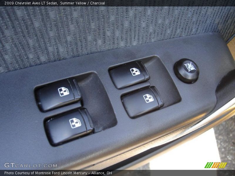 Summer Yellow / Charcoal 2009 Chevrolet Aveo LT Sedan