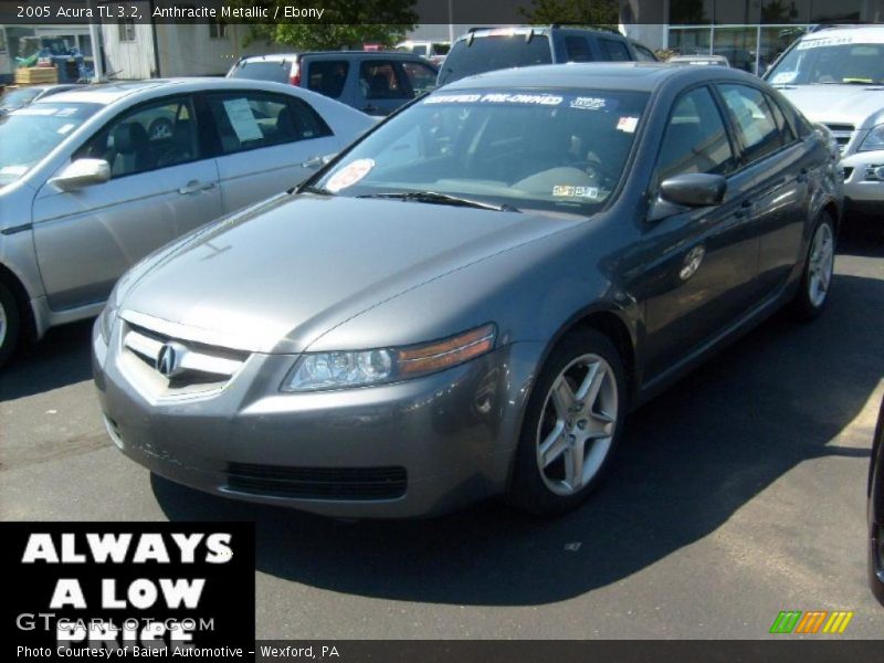 Anthracite Metallic / Ebony 2005 Acura TL 3.2