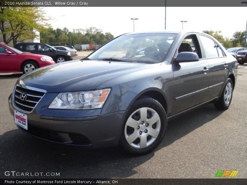 Willow Gray / Gray 2010 Hyundai Sonata GLS
