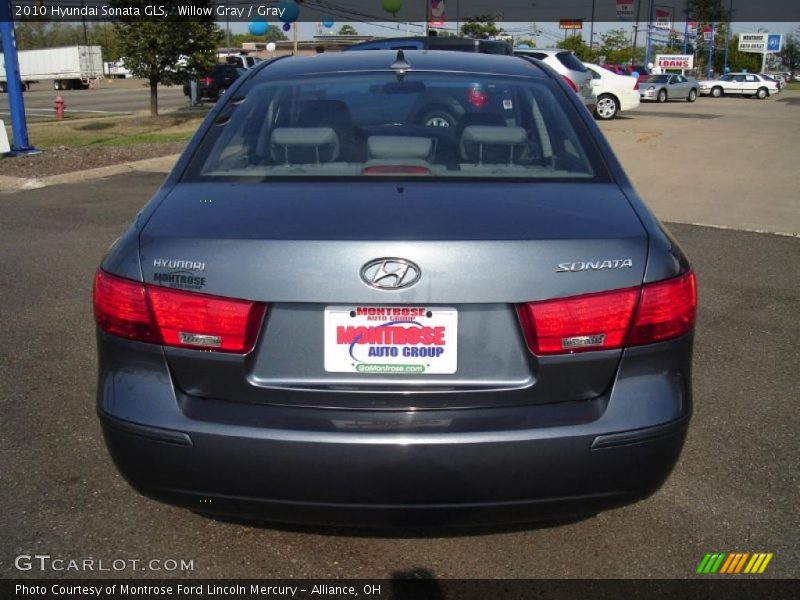 Willow Gray / Gray 2010 Hyundai Sonata GLS