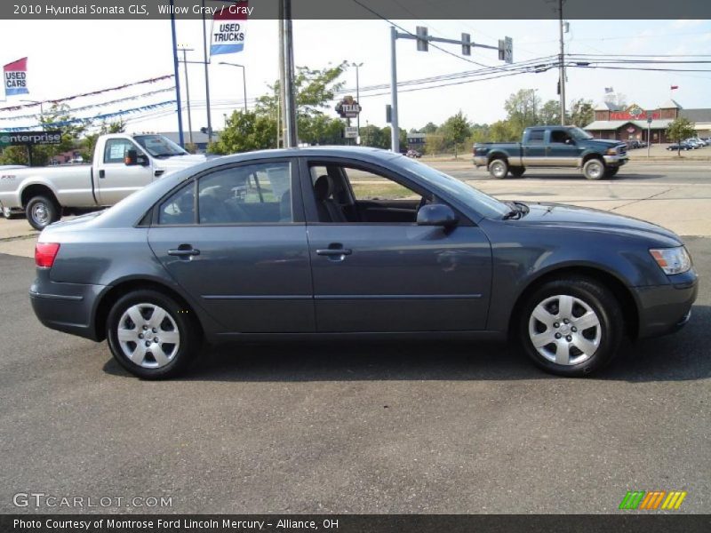 Willow Gray / Gray 2010 Hyundai Sonata GLS