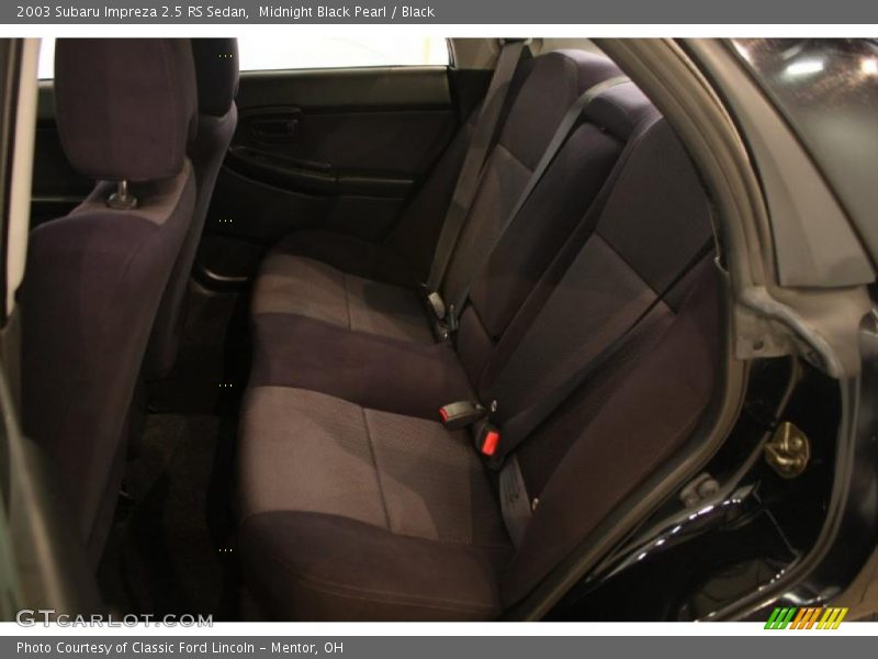Midnight Black Pearl / Black 2003 Subaru Impreza 2.5 RS Sedan