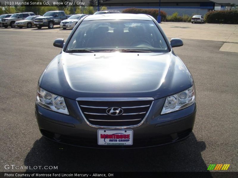 Willow Gray / Gray 2010 Hyundai Sonata GLS