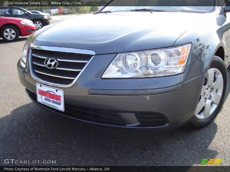 Willow Gray / Gray 2010 Hyundai Sonata GLS