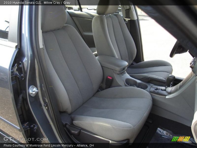 Willow Gray / Gray 2010 Hyundai Sonata GLS