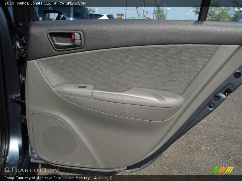 Willow Gray / Gray 2010 Hyundai Sonata GLS