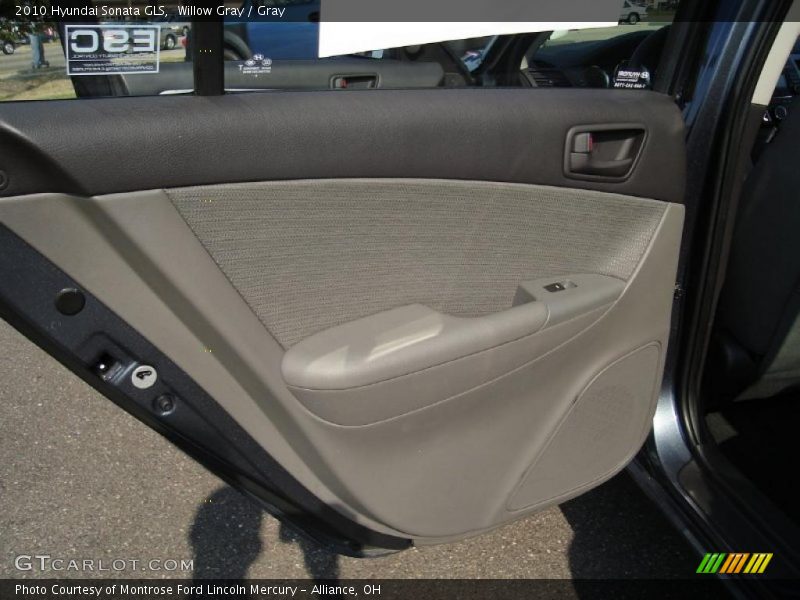 Willow Gray / Gray 2010 Hyundai Sonata GLS