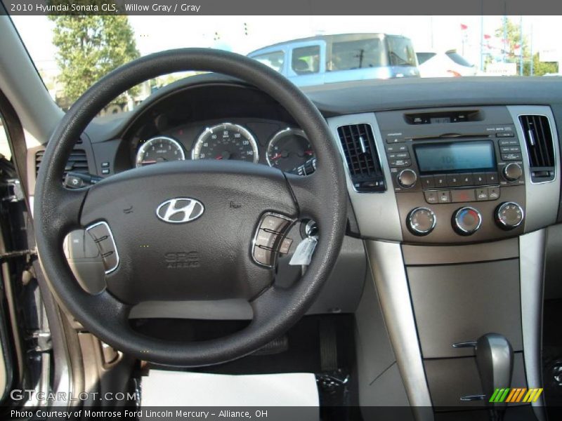 Willow Gray / Gray 2010 Hyundai Sonata GLS