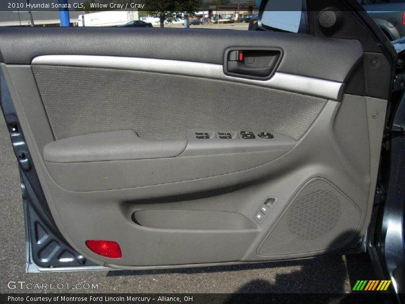 Willow Gray / Gray 2010 Hyundai Sonata GLS