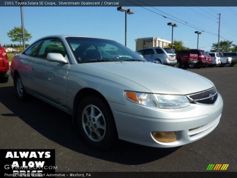 Silverstream Opalescent / Charcoal 2001 Toyota Solara SE Coupe