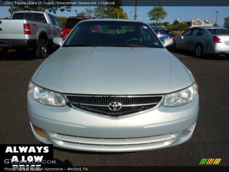 Silverstream Opalescent / Charcoal 2001 Toyota Solara SE Coupe