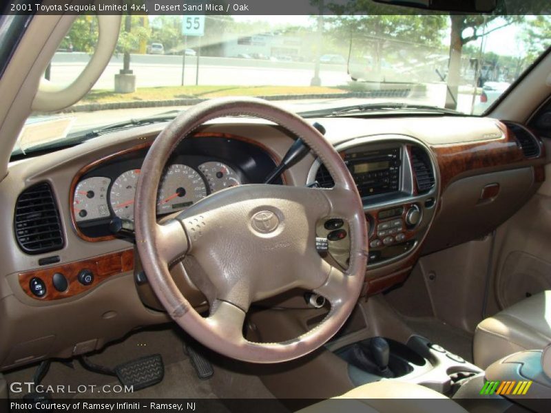 Desert Sand Mica / Oak 2001 Toyota Sequoia Limited 4x4