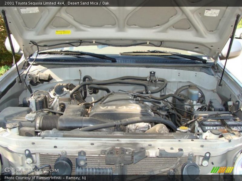 Desert Sand Mica / Oak 2001 Toyota Sequoia Limited 4x4