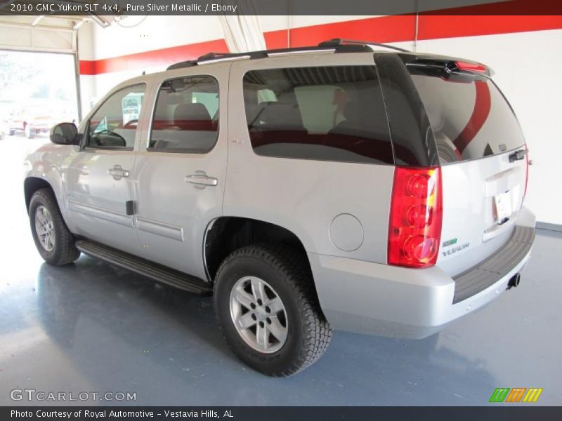 Pure Silver Metallic / Ebony 2010 GMC Yukon SLT 4x4