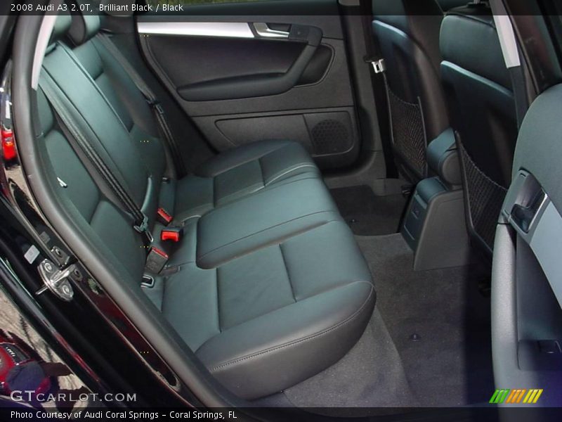 Brilliant Black / Black 2008 Audi A3 2.0T