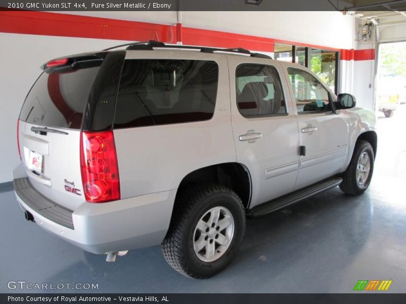Pure Silver Metallic / Ebony 2010 GMC Yukon SLT 4x4