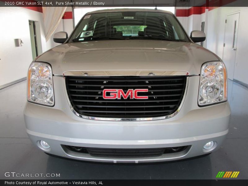 Pure Silver Metallic / Ebony 2010 GMC Yukon SLT 4x4