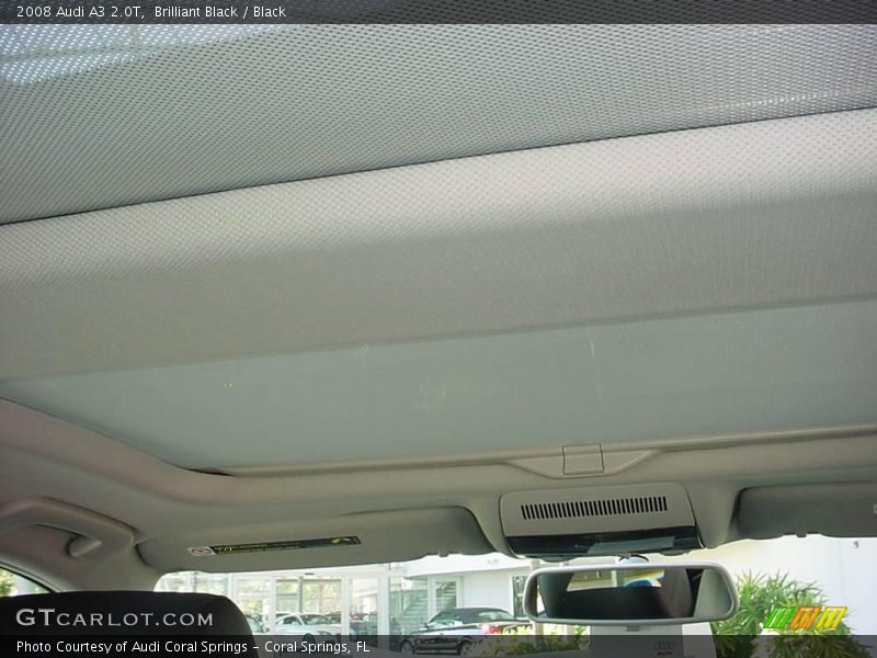 Brilliant Black / Black 2008 Audi A3 2.0T