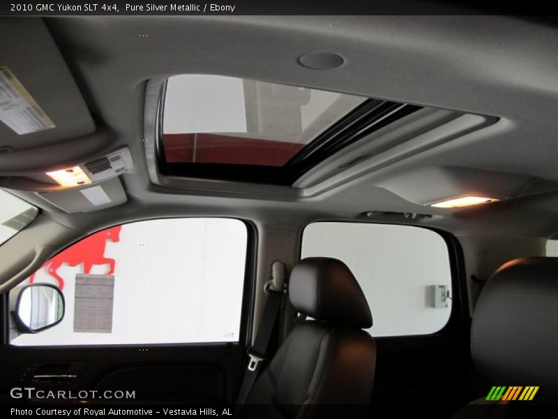Pure Silver Metallic / Ebony 2010 GMC Yukon SLT 4x4