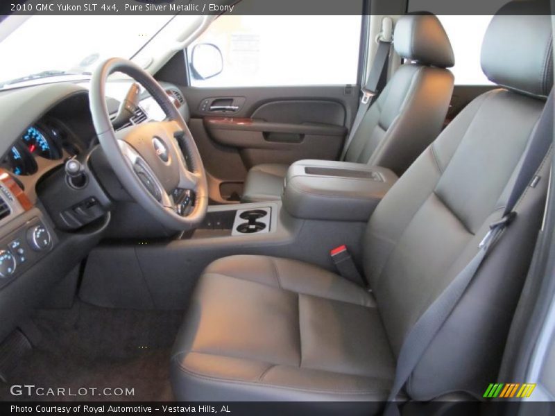 Pure Silver Metallic / Ebony 2010 GMC Yukon SLT 4x4