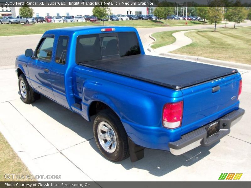 Bright Atlantic Blue Metallic / Medium Graphite 2000 Ford Ranger XLT SuperCab