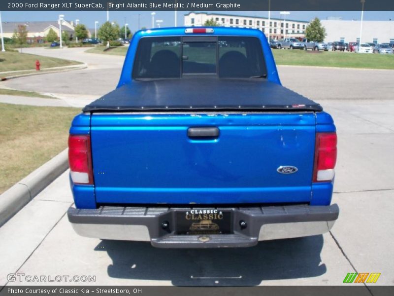 Bright Atlantic Blue Metallic / Medium Graphite 2000 Ford Ranger XLT SuperCab