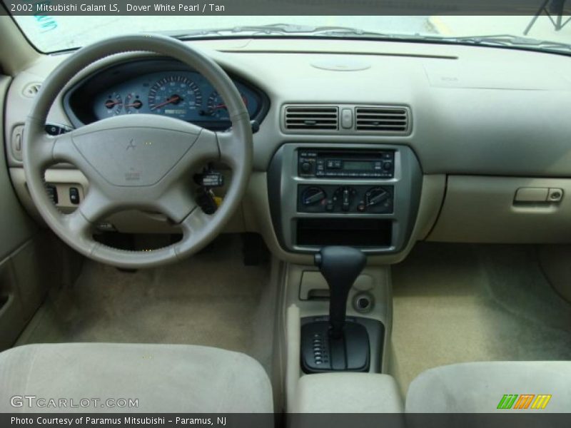 Dover White Pearl / Tan 2002 Mitsubishi Galant LS