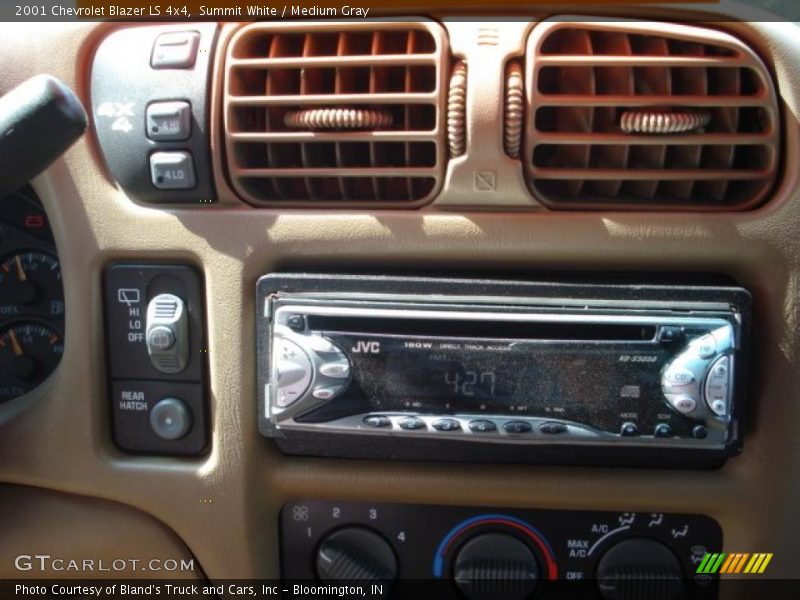 Summit White / Medium Gray 2001 Chevrolet Blazer LS 4x4