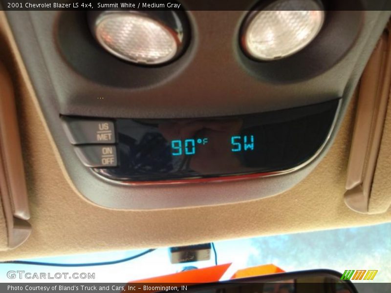 Summit White / Medium Gray 2001 Chevrolet Blazer LS 4x4