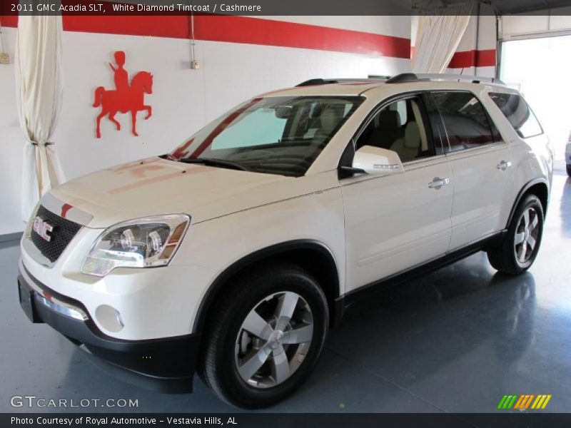 White Diamond Tintcoat / Cashmere 2011 GMC Acadia SLT