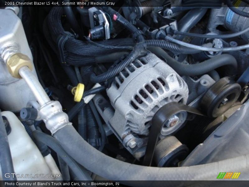 Summit White / Medium Gray 2001 Chevrolet Blazer LS 4x4