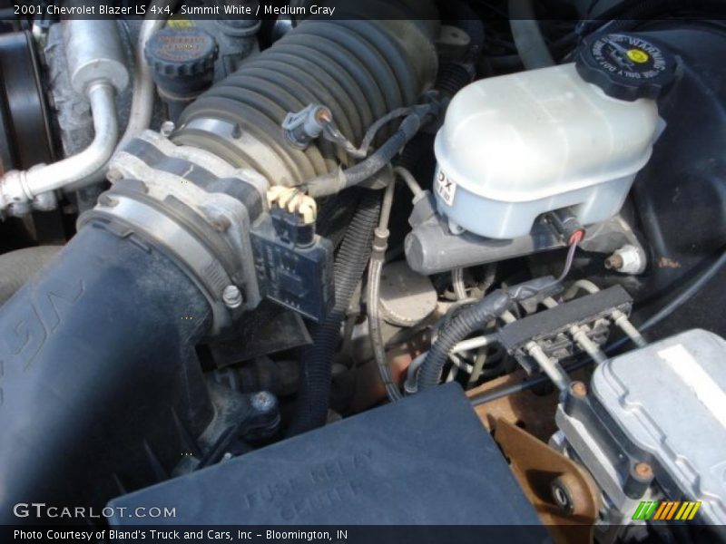 Summit White / Medium Gray 2001 Chevrolet Blazer LS 4x4