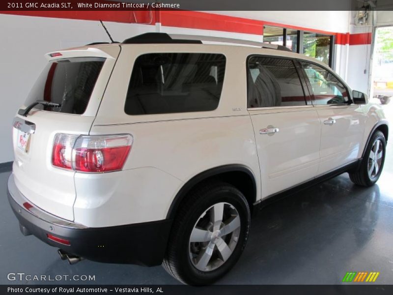 White Diamond Tintcoat / Cashmere 2011 GMC Acadia SLT