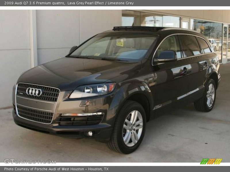 Lava Grey Pearl Effect / Limestone Grey 2009 Audi Q7 3.6 Premium quattro