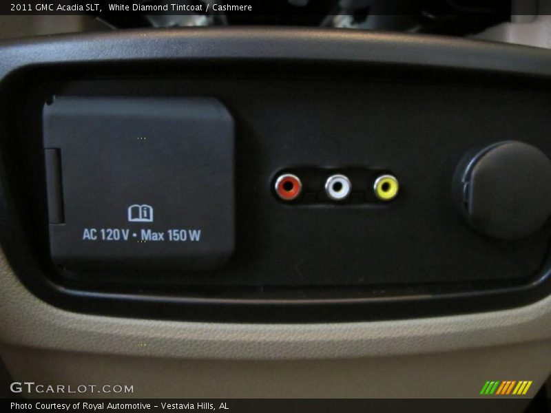 White Diamond Tintcoat / Cashmere 2011 GMC Acadia SLT