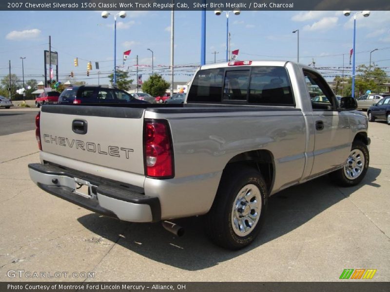 Silver Birch Metallic / Dark Charcoal 2007 Chevrolet Silverado 1500 Classic Work Truck Regular Cab
