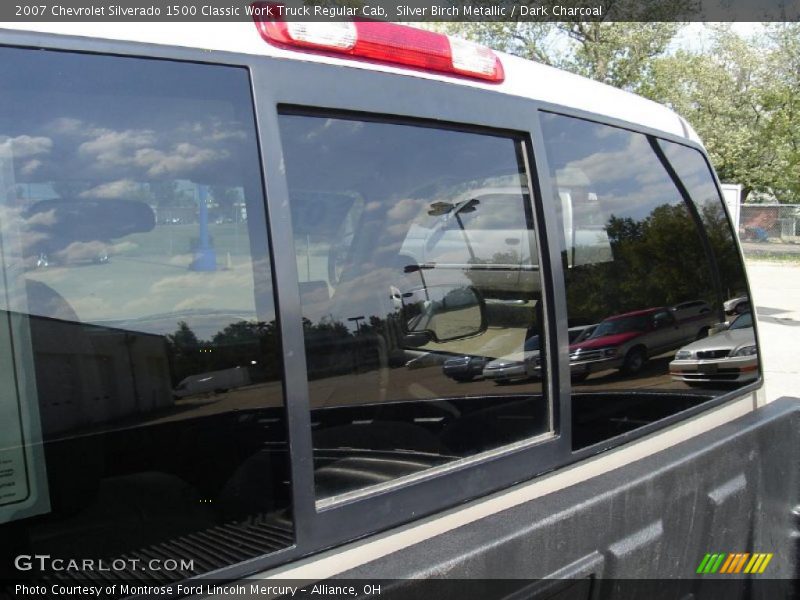 Silver Birch Metallic / Dark Charcoal 2007 Chevrolet Silverado 1500 Classic Work Truck Regular Cab