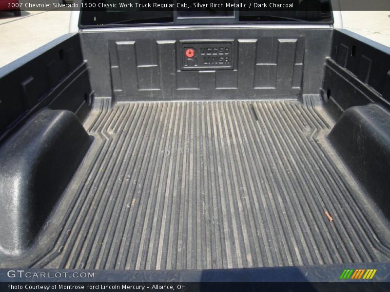 Silver Birch Metallic / Dark Charcoal 2007 Chevrolet Silverado 1500 Classic Work Truck Regular Cab