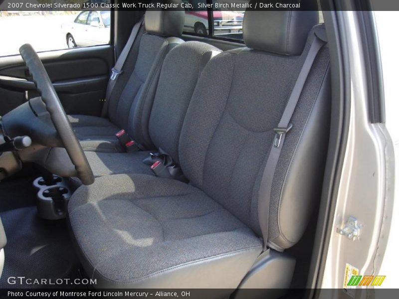 Silver Birch Metallic / Dark Charcoal 2007 Chevrolet Silverado 1500 Classic Work Truck Regular Cab