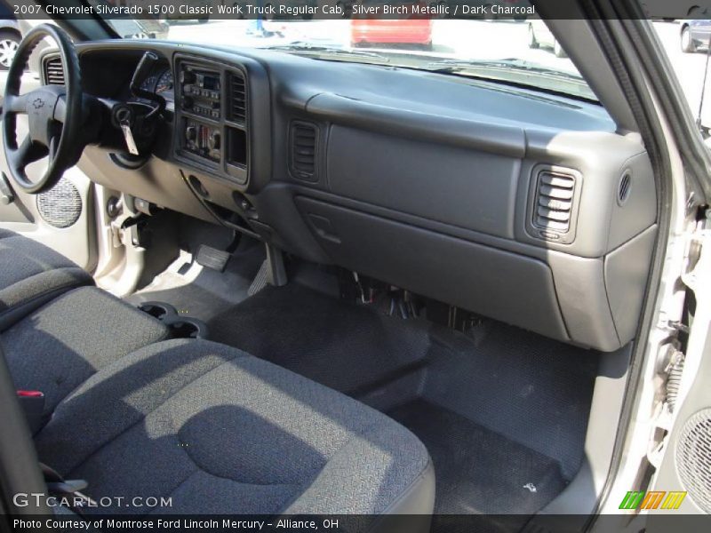 Silver Birch Metallic / Dark Charcoal 2007 Chevrolet Silverado 1500 Classic Work Truck Regular Cab