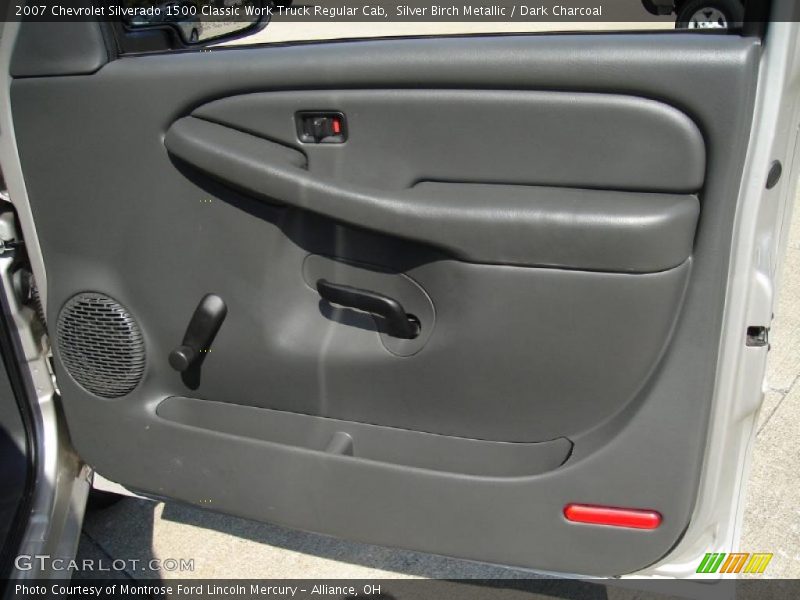 Silver Birch Metallic / Dark Charcoal 2007 Chevrolet Silverado 1500 Classic Work Truck Regular Cab